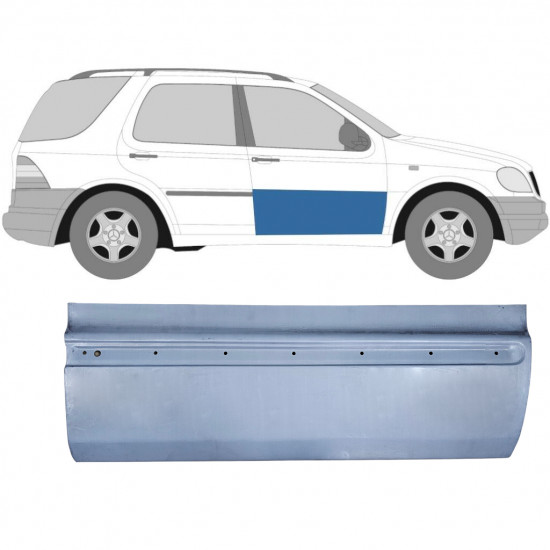 Pannello di riparazione porta anteriore per Mercedes M-Class ML W163 1998-2005 / Destra 6329