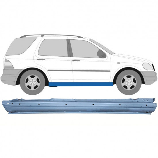 Sottoporta Lamiera Completo per Mercedes M-Class ML W163 1998-2005 / Destra 5057
