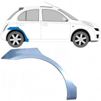 Pannello di riparazione parafango posteriore per Nissan Micra K12 2002-2010 / Destra 6341