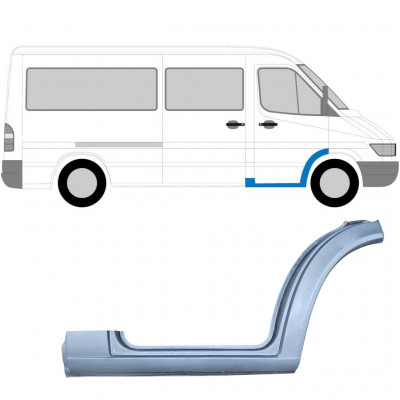 Pannello di riparazione gradino anteriore per Mercedes Sprinter 1995-2006 / Destra 5809