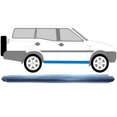 Pannello di riparazione sottoporta lamiera per Nissan Terrano II 1993-2005 / Sinistra = Destra (simmetrico) 6348