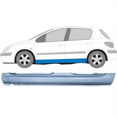 Sottoporta Lamiera Completo per Peugeot 307 2001-2008 / Sinistra 5468