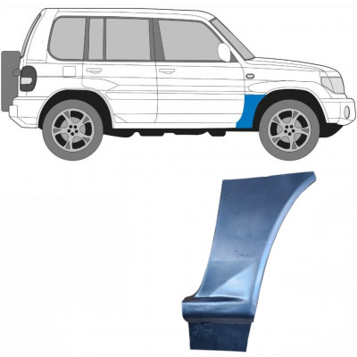 Pannello di riparazione parafango anteriore per Mitsubishi Pajero Pinin 1998-2007 / Destra 6563