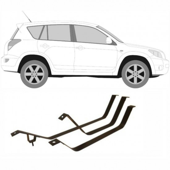 Cinghie serbatoio carburante per Toyota Rav4 2006-2013 6225
