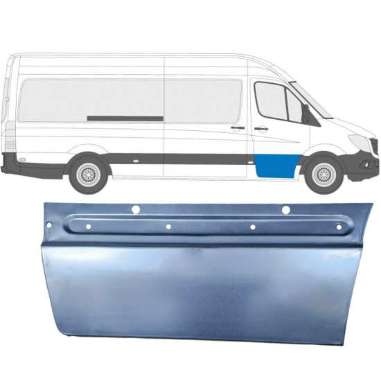 Pannello di riparazione porta anteriore per Mercedes Sprinter 2006-2018 / Destra 5719