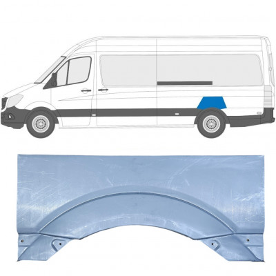 Pannello di riparazione parafango posteriore per Volkswagen Crafter 2005-2017 / Sinistra 13441