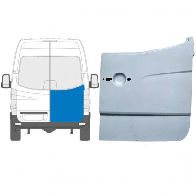 Pannello di riparazione porta posteriore alta per Volkswagen Crafter 2005-2017 / Destra 13505