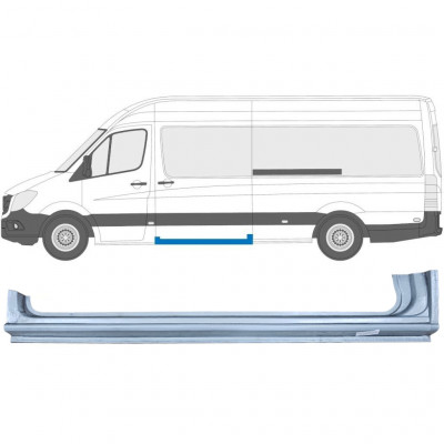 Pannello di riparazione sottoporta porta scorrevole per Volkswagen Crafter 2005-2017 / Sinistra 13432