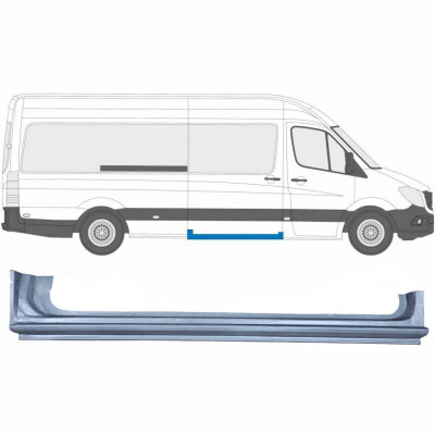 Pannello di riparazione sottoporta porta scorrevole per Volkswagen Crafter 2005-2017 / Destra 13437