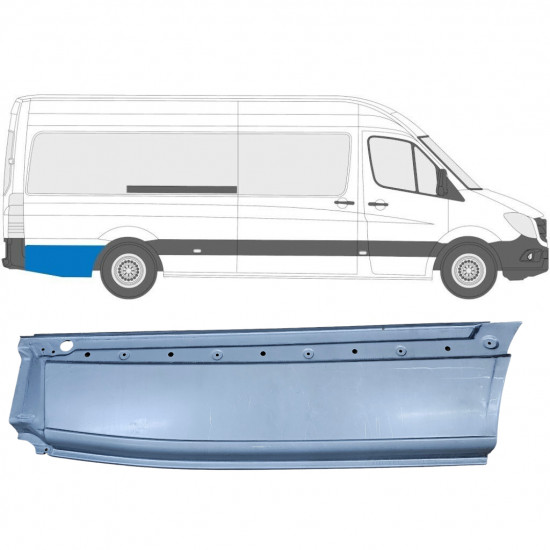 Pannello di riparazione parafango posteriore per Mercedes Sprinter 2006-2018 / Destra 6269