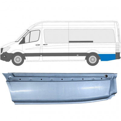 Pannello di riparazione parafango posteriore per Volkswagen Crafter 2005-2017 / Sinistra 13431