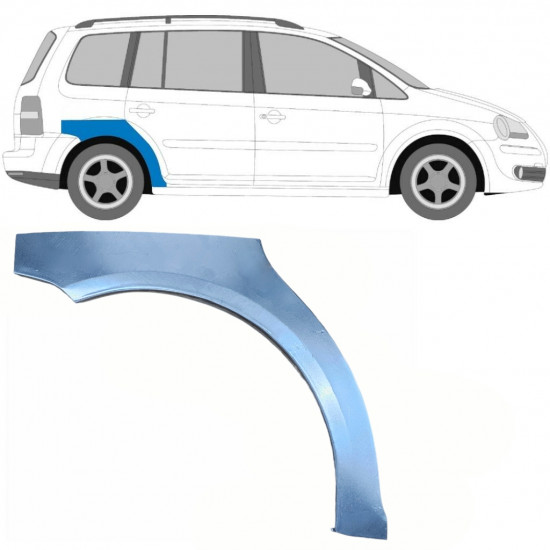 Pannello di riparazione parafango posteriore per Volkswagen Touran 2003-2010 / Destra 5107