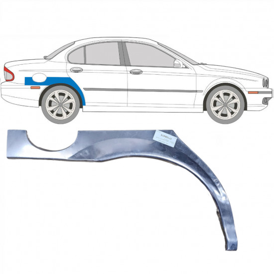 Pannello di riparazione parafango posteriore per Jaguar X-Type CF-1 2001-2009 / Destra 6080